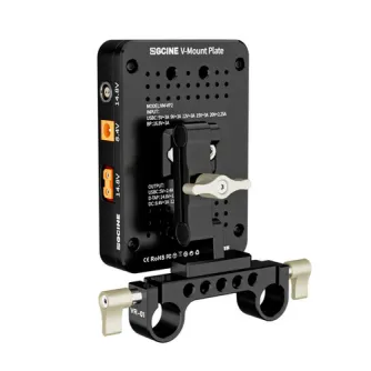 V-Mount аккумуляторы - ZGCINE V Mount Plate VP2 Kit3 with Adjustable Arm VP2 KIT3 - быстрый заказ от производителя