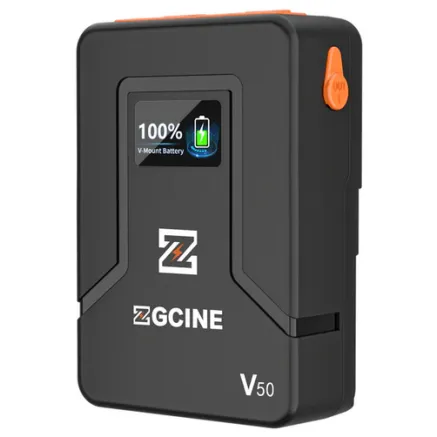 ZGCINE ZG-V50 V-Mount Battery 50Wh with OLED Display ZG-V50