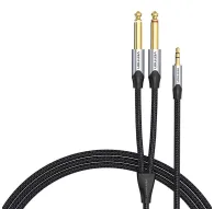 Audio cables, adapters - Audio cable mini jack 3.5mm to 2x jack 6.35mm male Vention BARHL 10m BARHL - quick order from manufacturerAudio cables, adapters - Audio cable mini jack 3.5mm to 2x jack 6.35mm male Vention BARHL 10m BARHL - quick order from manufacturer