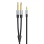 Audio vadi, adapteri - Audio cable mini jack 3.5mm to 2x jack 6.35mm male Vention BARHL 10m BARHL - ātri pasūtīt no ražotāja