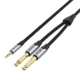 Audio vadi, adapteri - Audio cable mini jack 3.5mm to 2x jack 6.35mm male Vention BARHL 10m BARHL - ātri pasūtīt no ražotāja