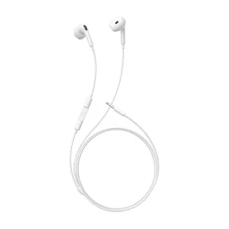 Austiņas - Baseus Encok HZ19 White wired in-ear headphones A00182301213-00 - ātri pasūtīt no ražotāja