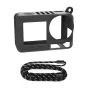 Accessories for Action Cameras - Sunnylife OA5-BHT885-D silicone case with strap for ACTION 5 PRO (black) OA5-BHT885-D - quick order from manufacturer