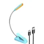 Lukturi - Wireless lamp Glocusent mini GLCSNTBL103B clip-on book light, USB-C Blue GLCSNTBL103B - ātri pasūtīt no ražotāja