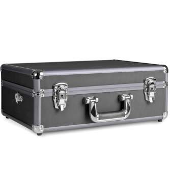 Koferi - walimex Photo Suitcase Basic M, black/metallic 18318 - ātri pasūtīt no ražotāja