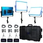 LED панели - Dracast X Series LED2000 Daylight LED 3 Light Kit with Injection Molded Travel Case (DRX32000DNH) - быстрый заказ от производителя