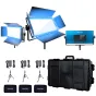 LED панели - Dracast X Series LED1000 Daylight LED 3 Light Kit with Injection Molded Travel Case (DRX31000DNH) - быстрый заказ от производителя