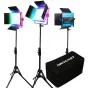 Vairs neražo - Dracast X Series LED500 RGB and Bi-Color LED 3 Light Kit with Nylon Padded 