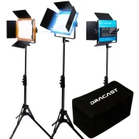 Light Panels - Dracast X Series LED500 Bi-Color LED 3 Light Kit with Nylon Padded Travel Case (DRX3500BNS) - quick order from manufacturerLight Panels - Dracast X Series LED500 Bi-Color LED 3 Light Kit with Nylon Padded Travel Case (DRX3500BNS) - quick order from manufacturer
