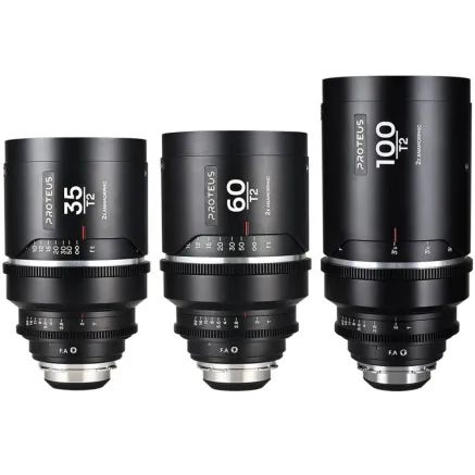 Laowa Proteus Flex 2X Anamorphic 3-Lens Bundle (35, 60, 100mm) PL/EF