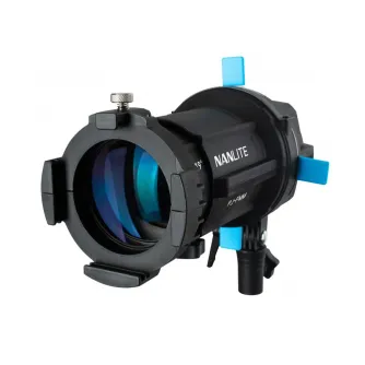 Accessories for studio lights - NANLITE Projection Attachment with FM Mount and 19 Lens (PJ-FMM-19) - quick order from manufacturer