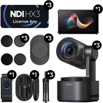 PTZ videokameras - Obsbot Tail 2 Streaming Combo PTZR 4K Live Production Camera - ātri pasūtīt no ražotāja