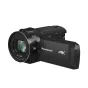 Panasonic HC-VX3 4K camcorder with 25mm f/1.8 lens, 24x optical zoom, and 5-axis HYBRID O.I.S. stabilization