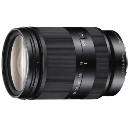 Sony E 18-200mm f/3.5-6.3 OSS, black
