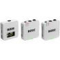 Bezvadu piespraužamie mikrofoni - Rode RØDE Wireless GO III White lavalier bezvadu mikrofona komplekts 2xTX+RX 3.5mm USB Type-C 32bit - perc šodien Master Foto veikalā un ar piegādi