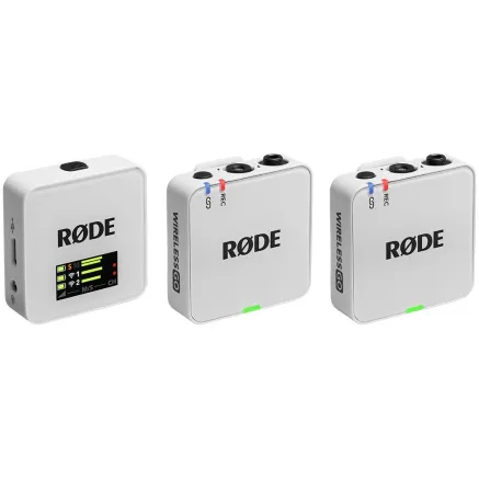 Rode RØDE Wireless GO III White lavalier bezvadu mikrofona komplekts 2xTX+RX 3.5mm USB Type-C 32bit