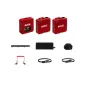 Bezvadu piespraužamie mikrofoni - Rode RØDE Wireless GO III RED lavalier bezvadu mikrofona komplekts 2xTX+RX 3.5mm USB Type-C 32bit - perc šodien Master Foto veikalā un ar piegādi