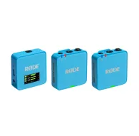 Беспроводные петличные микрофоны - Rode RØDE Wireless GO III Blue lavalier bezvadu mikrofona komplekts 2xTX+RX 3.5mm USB Type-C 32bit - купить сегодня в магазине Master Foto и с доставкойБеспроводные петличные микрофоны - Rode RØDE Wireless GO III Blue lavalier bezvadu mikrofona komplekts 2xTX+RX 3.5mm USB Type-C 32bit - купить сегодня в магазине Master Foto и с доставкой