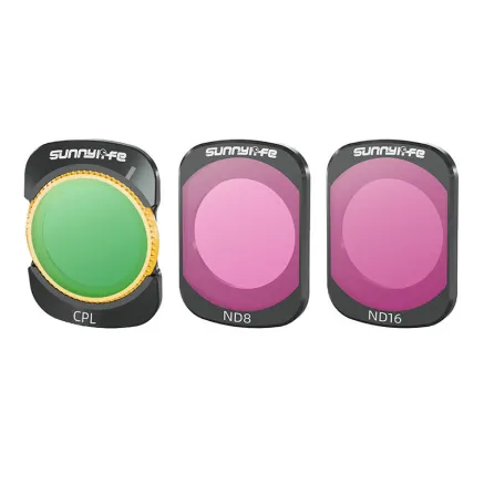 Sunnylife 3pcs Mixture CPL+ND8+ND16 Lens Filter for DJI Osmo Pocket 3