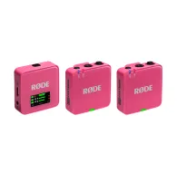 Rode RØDE Wireless GO III Pink lavalier bezvadu mikrofona komplekts 2xTX+RX 3.5mm USB Type-C 32bitRode RØDE Wireless GO III Pink lavalier bezvadu mikrofona komplekts 2xTX+RX 3.5mm USB Type-C 32bit