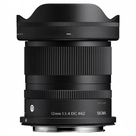 Sigma 12MM F/1.4 DC Canon RF contemporary lens APS-C