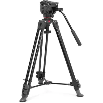 Video Tripods - Manfrotto tripod set MVK500XAM 500X & Twin Leg Video Alu Kit MVK500XAM - quick order from manufacturer