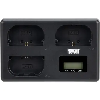 Kameras bateriju lādētāji - Newell battery charger TT-USB-C 3x Canon LP-E6 NL4805 - ātri pasūtīt no ražotāja