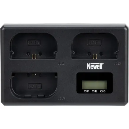Newell battery charger TT-USB-C 3x Canon LP-E6 NL4805