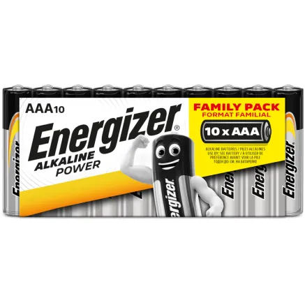 Energizer Power AAA 10 pack Tray