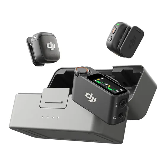 Dji Mic 3 2Тx+1rx+charging Case Two Transmitter Set Usb Type-c And