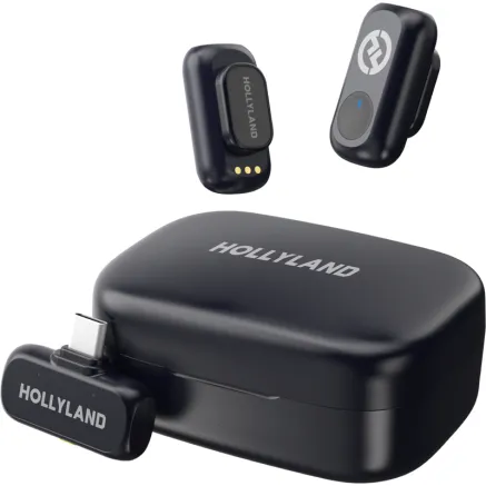 Hollyland LARK A1 Duo with USB-C RX + Charging Case