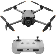 Aerial view of DJI Mini 5 Pro drone with four propellers, front-facing camera, and foldable arms, alongside DJI RC-N3 remote controller with dual joysticks and control buttons, set against a white background.Aerial view of DJI Mini 5 Pro drone with four propellers, front-facing camera, and foldable arms, alongside DJI RC-N3 remote controller with dual joysticks and control buttons, set against a white background.
