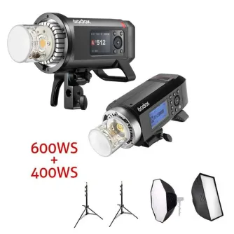 Lighting - Godox AD600 + AD400Pro Portable TTL flash set MAXI rent