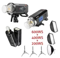 Godox AD600Pro II + AD400Pro + AD200 Portable TTL flash set FULL rent