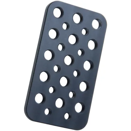 KUPO KS-3922 MINI MOUNTING PLATE WITH 3/8&1/4 HOLES 3.97(10CM)*2.2(5.6CM) KS-3922