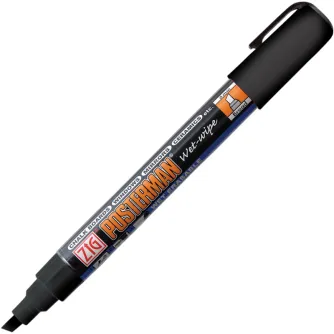 Other Accessories - ZIGKURETAKE ZIG POSTERMAN PMA-550 WET-WIPE BLACK ZIG550010 - quick order from manufacturer