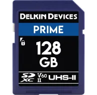 Memory Cards - DELKIN SD PRIME 2000X UHS-II U3 (V60) R300/W100 128GB DDSDB1900128 - quick order from manufacturerMemory Cards - DELKIN SD PRIME 2000X UHS-II U3 (V60) R300/W100 128GB DDSDB1900128 - quick order from manufacturer