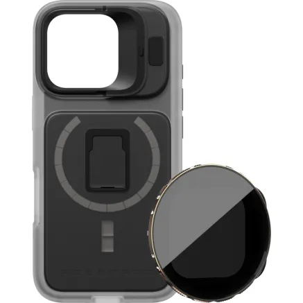 POLARPRO KIT - LITECHASER IPHONE 16 PRO PRO CASE CLEAR +VND 3-5 FILTER 131158