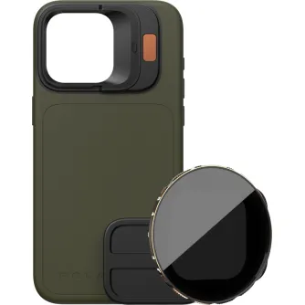 Аксессуары для смартфонов - POLARPRO KIT - LITECHASER IPHONE 15 PRO CASE FOREST + VND 3-5 FILTER 131149 - быстрый заказ от производителя