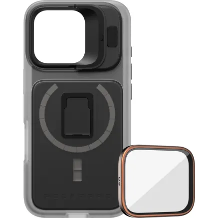POLARPRO KIT - LITECHASER IPHONE 16 PRO PRO CASE CLEAR + UV FILTER 131142