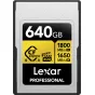 Карты памяти - LEXAR CFEXPRESS 4.0 PRO GOLD, VPG400, R1800/W1650 (TYPE A) 640GB LCAGOLD640G-RNENG - быстрый заказ от производителя