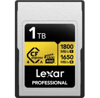 Memory Cards - LEXAR CFEXPRESS 4.0 PRO GOLD, VPG400, R1800/W1650 (TYPE A) 1TB LCAGOLD001T-RNENG - quick order from manufacturerMemory Cards - LEXAR CFEXPRESS 4.0 PRO GOLD, VPG400, R1800/W1650 (TYPE A) 1TB LCAGOLD001T-RNENG - quick order from manufacturer