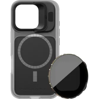 Аксессуары для смартфонов - POLARPRO KIT - LITECHASER IPHONE 16 PRO BASE CASE CLEAR + VND 3-5 FILTER 131155 - быстрый заказ от производителя