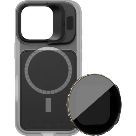 POLARPRO KIT - LITECHASER IPHONE 16 PRO BASE CASE CLEAR + VND 3-5 FILTER 131155