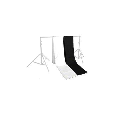 Фоны - walimex Two-pack Cloth Background black/white - быстрый заказ от производителя