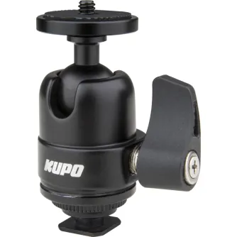 Tripod Heads - KUPO KS-CB07 MIDI BALL HEAD WITH HOT SHOE MOUNT KS-CB07 - quick order from manufacturer