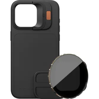Aksesuāri Viedtālruņiem - POLARPRO KIT - LITECHASER IPHONE 15 PRO CASE BLACK + VND 3-5 FILTER 131147 - ātri pasūtīt no ražotāja