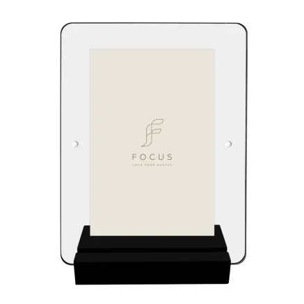 FOCUS PHOTO BLOCK BLACK ACRYLIC 10X15 133000