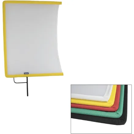 KUPO KT-2436OW 24X 36 OPEN END FLAG FRAME - WHITE ARTIFICIAL SILK KT-2436OW