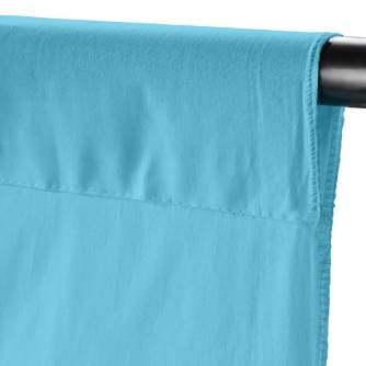 Foto foni - walimex Cloth Backgr. 2,85x6m, river blue - ātri pasūtīt no ražotāja